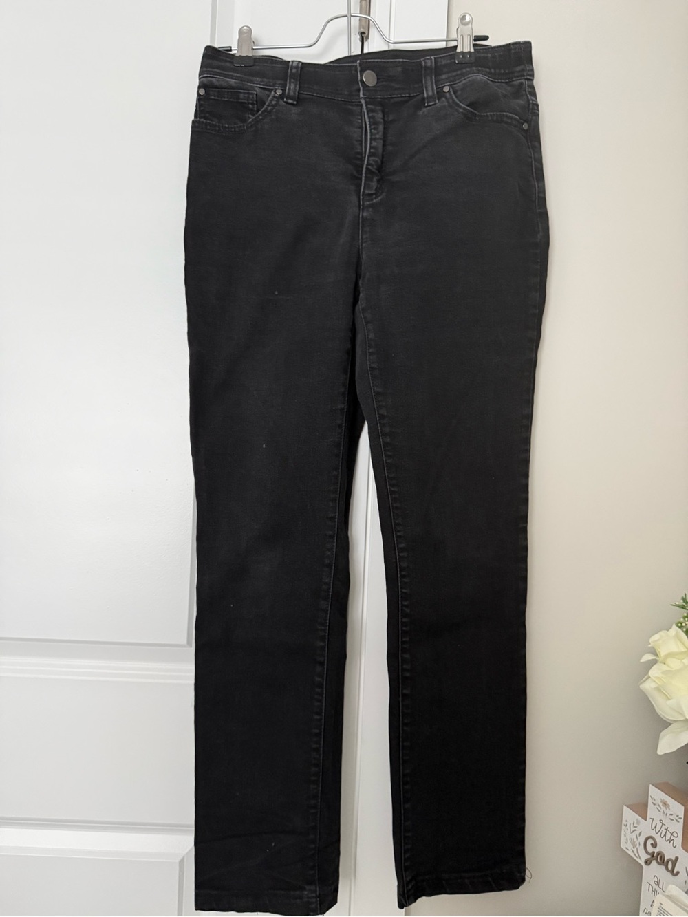 Chico's Black Skinny Jeans size 0 (equivalent size 4-6)